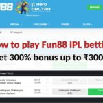 How to play Fun88 IPL betting in 3 steps: Get 300% bonus ₹3k