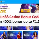 Fun88 Casino Bonus Code – Join & Win 400% bonus up to ₹1,500