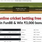10 Online cricket betting free tips for India – Win ₹3,000