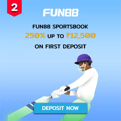 fun88 sports betting online bonus first deposit up to ₹12,500