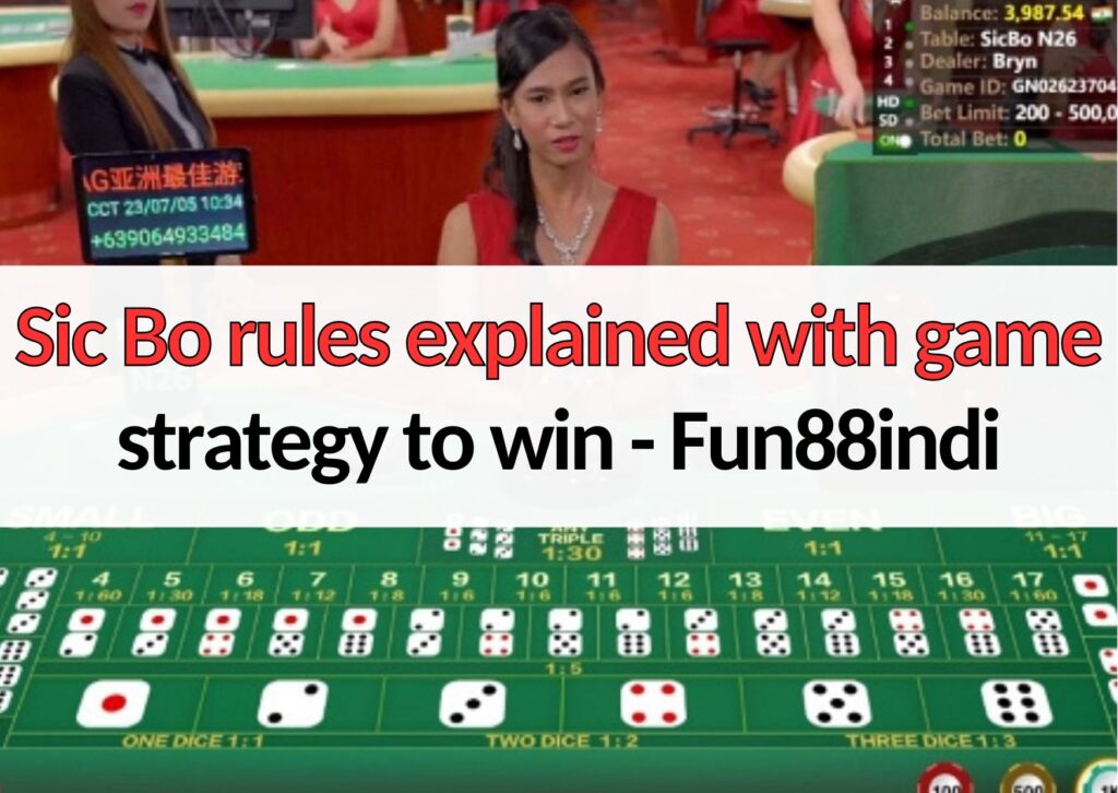 fun88indi Sic Bo rules explained